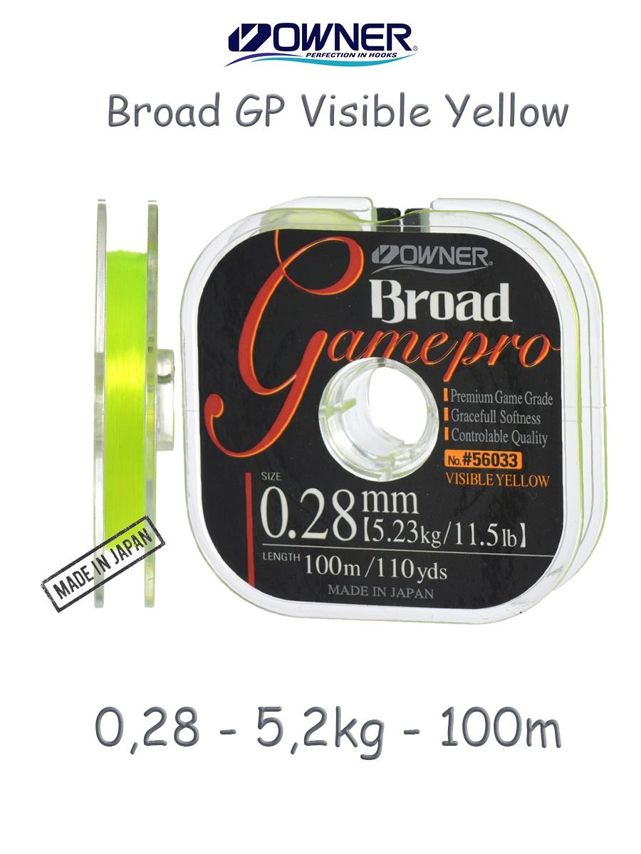 Broad GP Visible Yellow 0,28-100