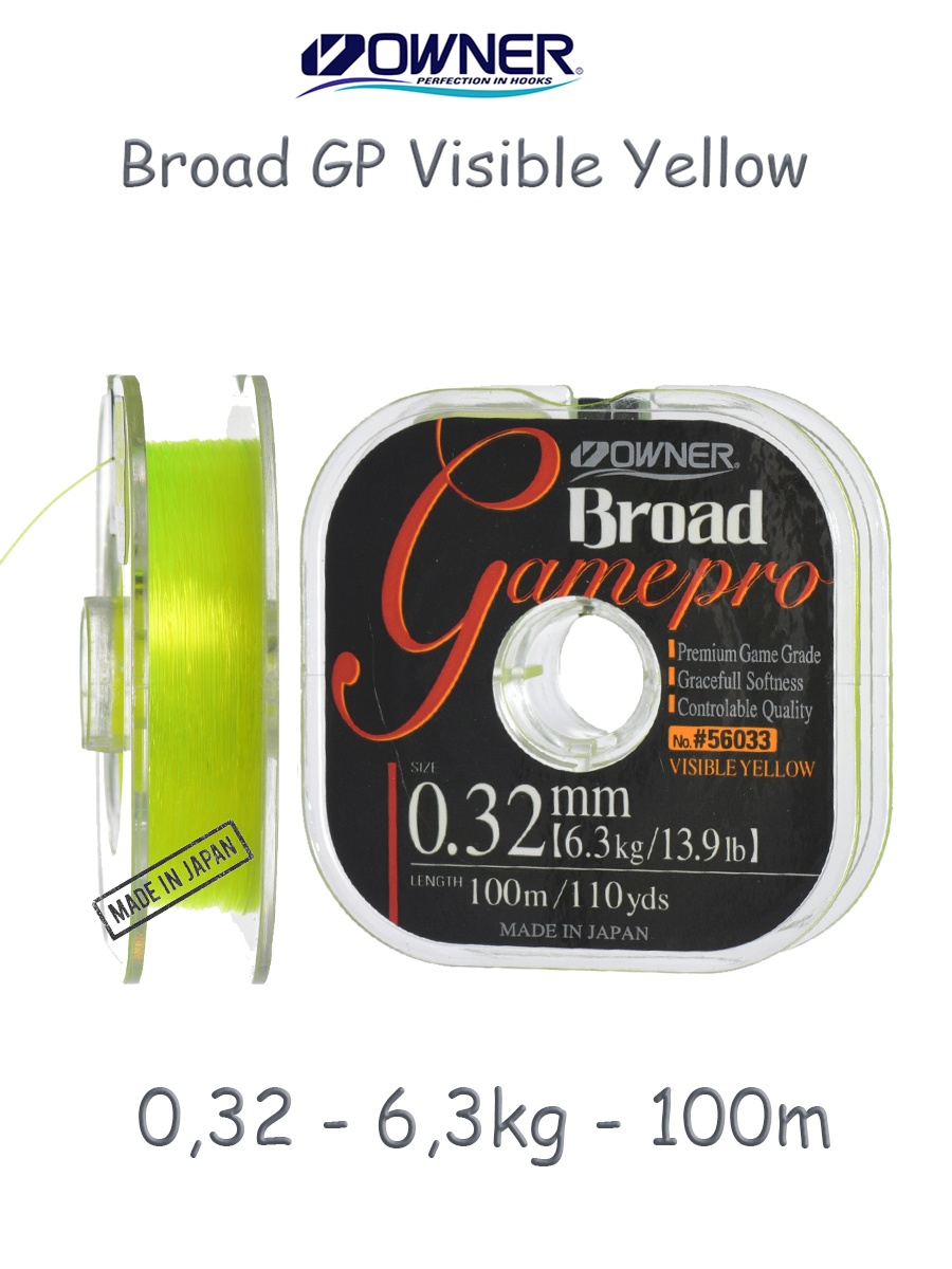 Broad GP Visible Yellow 0,32-100