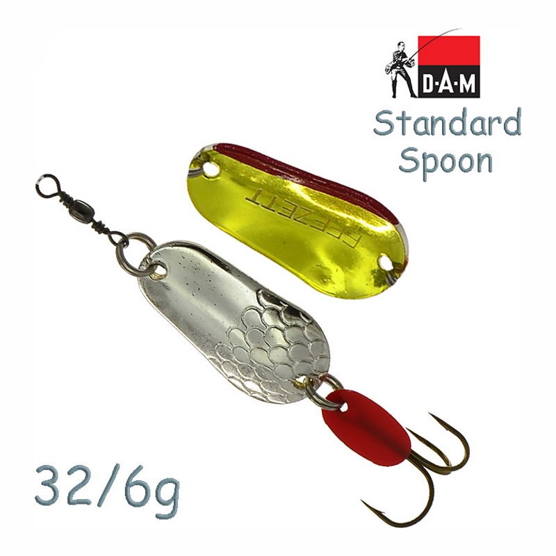 Блесна DAM FZ Standard Spoon  6g Silver/Gold 5001006
