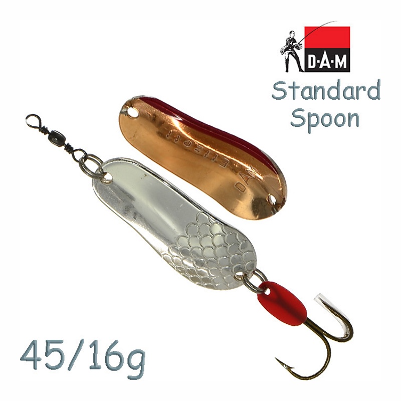Блесна DAM FZ Standard Spoon 16g Silver/Coper 5005016