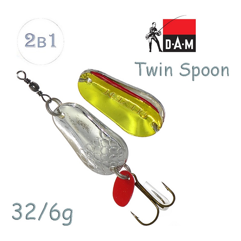 FZ Twin Spoon  6g Silver/Gold 5018106