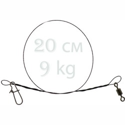 VMC C907 2009 Поводок метал 20 см 9 кг - фото