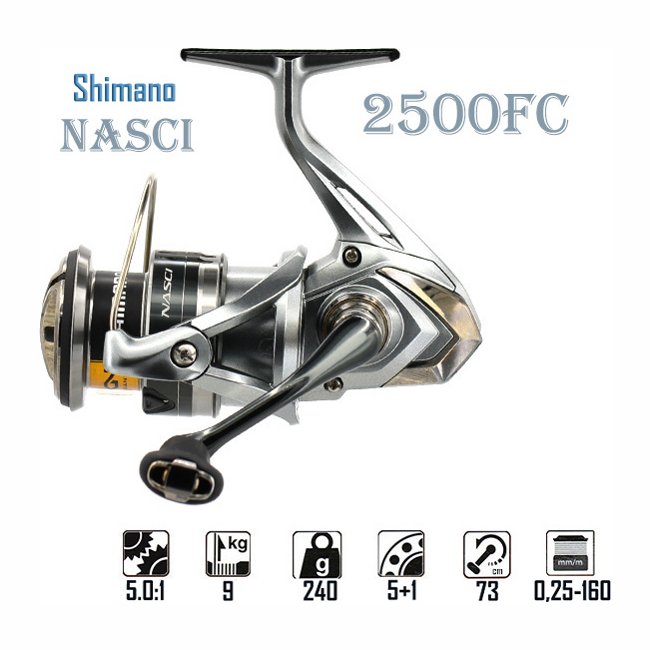 Катушка рыболовная Shimano Nasci 2500FC