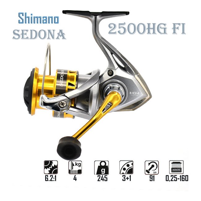 Катушка рыболовная Shimano Sedona 2500HG FI