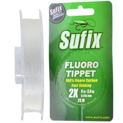 Sufix Tippet Clear 0,245*25m Fluoro - фото