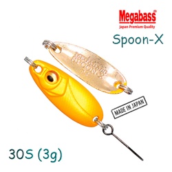 Megabass Spoon-X 11 Mat Yellow 3g - фото