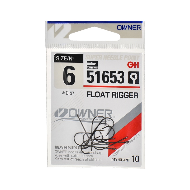 Крючки 51653-06 Float Rigger