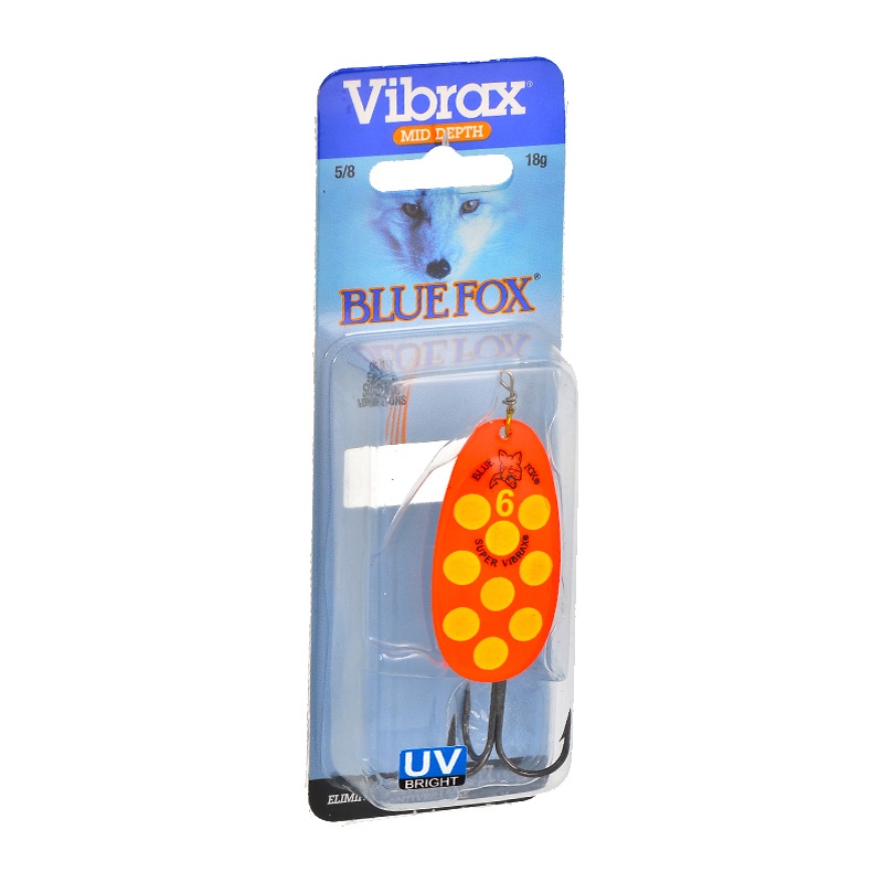 Блесна Blue Fox BFS6 FRY Vibrax Hot Pepper