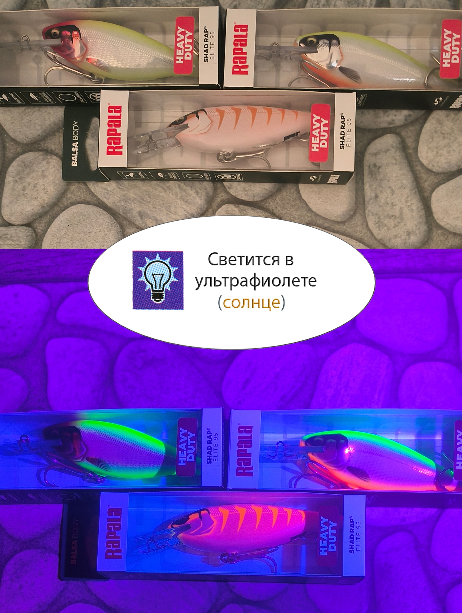 SREH95-GDCL Shad Rap Elite Heavy