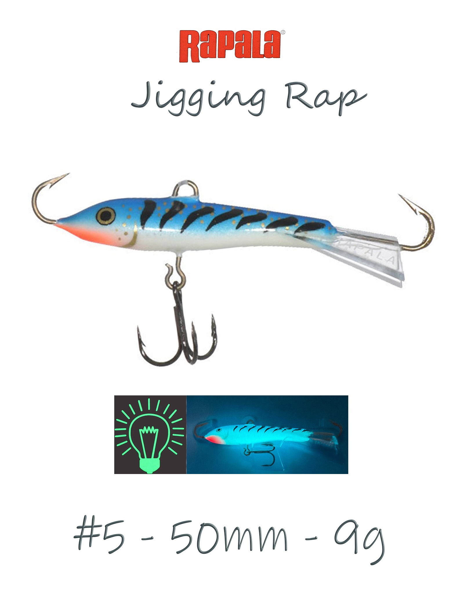 Jigging Rap W05 GBT (Glow) - фото