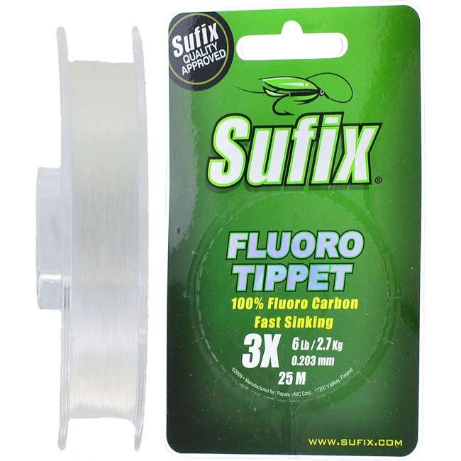 Леска рыболовная Sufix Tippet Clear 0,203*25m Fluoro