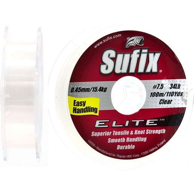 Леска рыболовная Sufix Elite Clear 0,45*100m