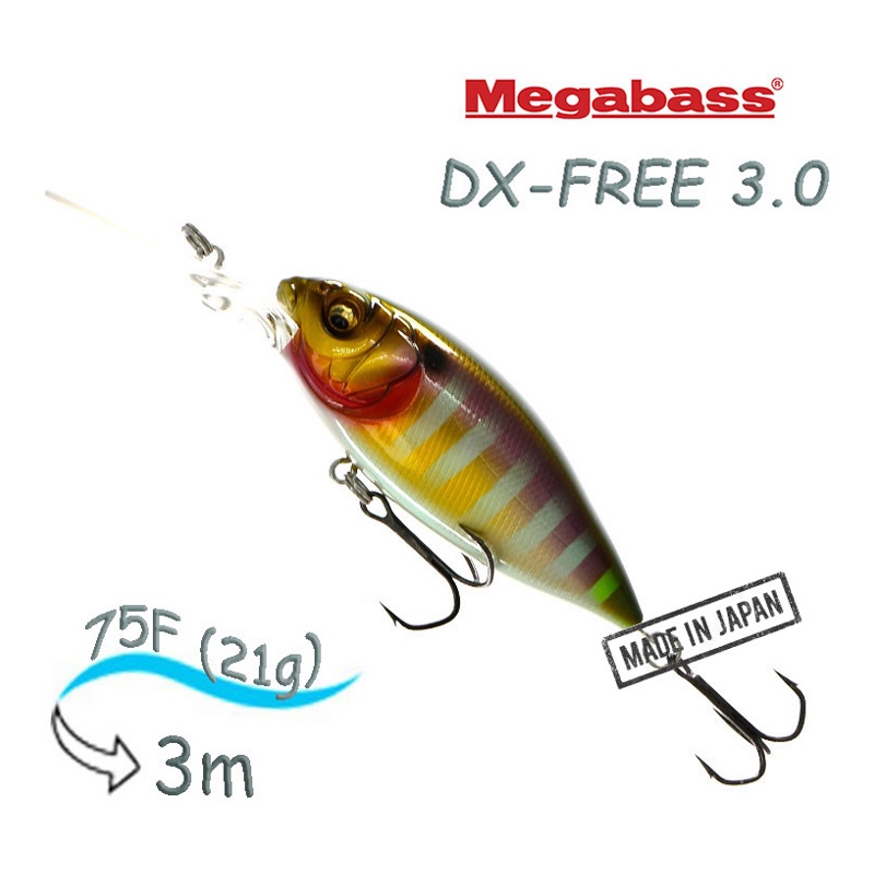 Воблер Megabass DX-FREE 30 (PM Gill)