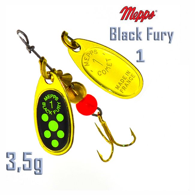 Black Fury 1 Gold/Chartreuse