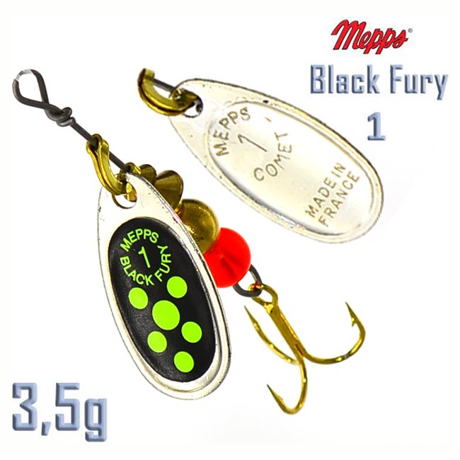 Black Fury 1 Silver-Chartreuse