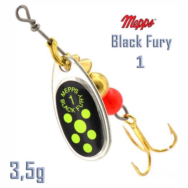 Black Fury 1 Silver-Chartreuse