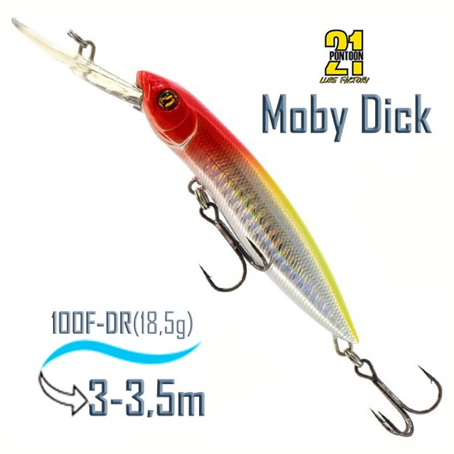 Воблер Pontoon 21 Moby Dick 100 F-DR-015