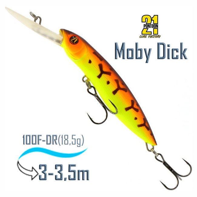 Воблер Pontoon 21 Moby Dick 100 F-DR-075