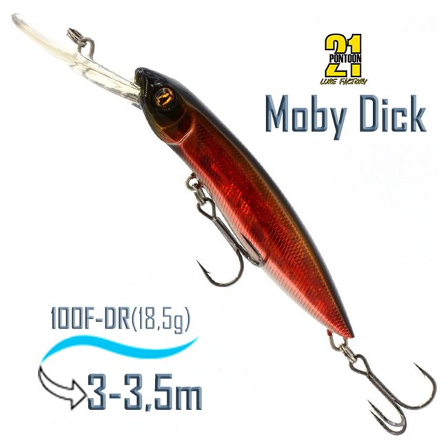 Воблер Pontoon 21 Moby Dick 100 F-DR-305
