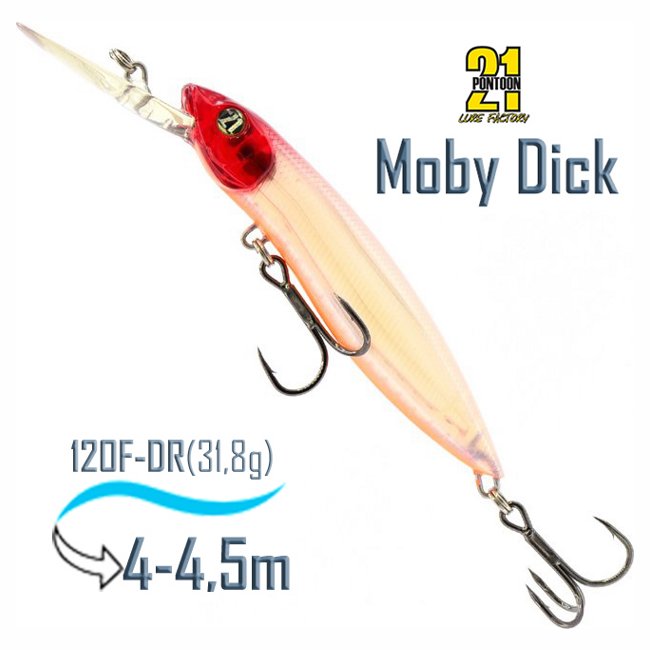 Воблер Pontoon 21 Moby Dick 120 F-DR-A17