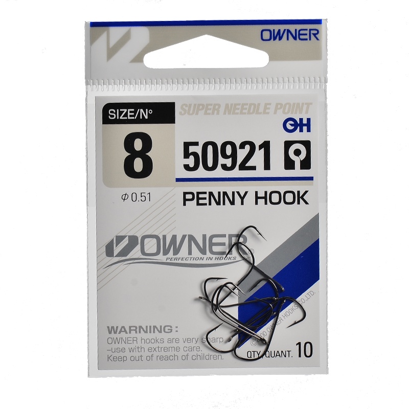 Крючки Owner 50921-08 Penny Hook