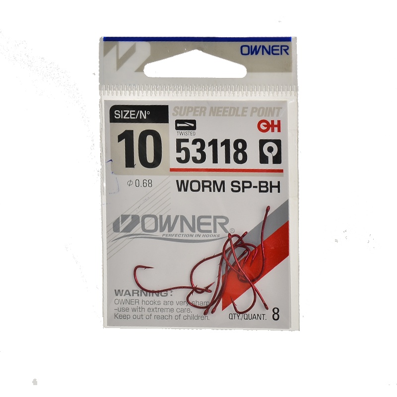 Крючки 53118-10 Worm SP-BH