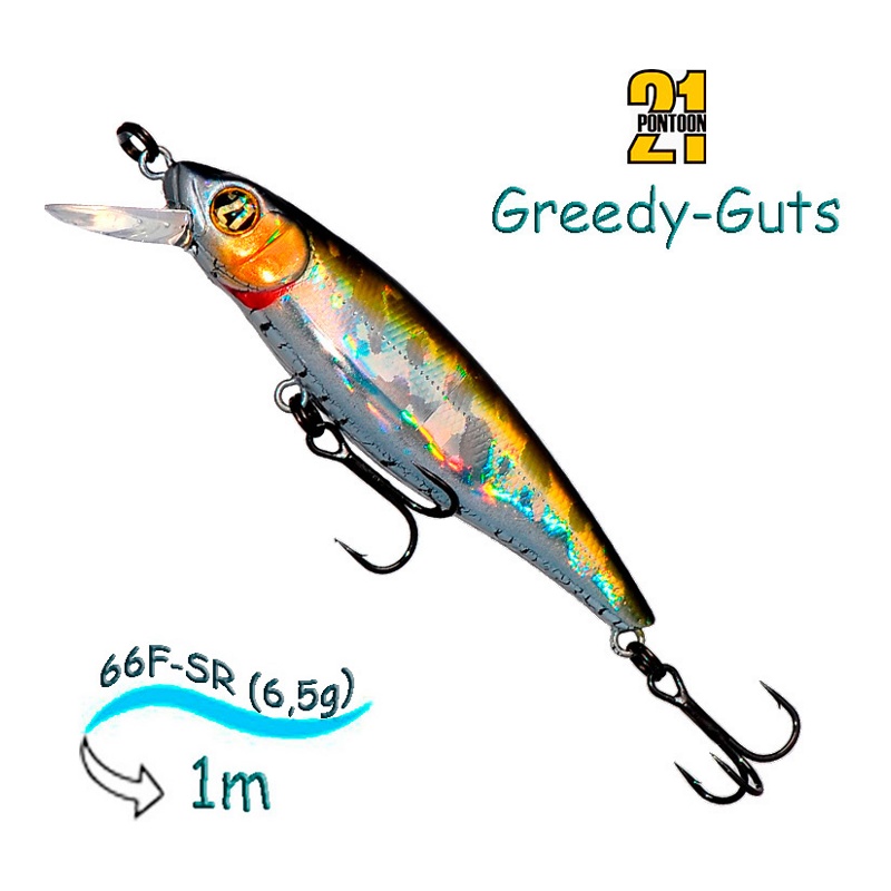 Воблер P21 Greedy-Guts 66 F-SR-430