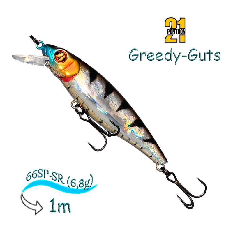 Воблер P21 Greedy-Guts 66 SP-SR-407