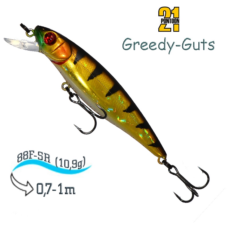 Воблер P21 Greedy-Guts 88 F-SR-437