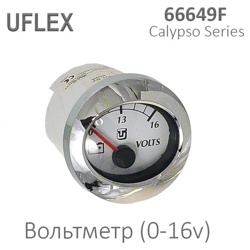 Uflex 66649F Вольтметр 0-16 v - фото