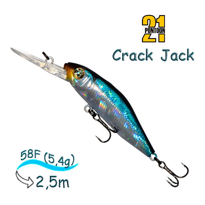 Воблер P21 Crack Jack 58 F-DR-005