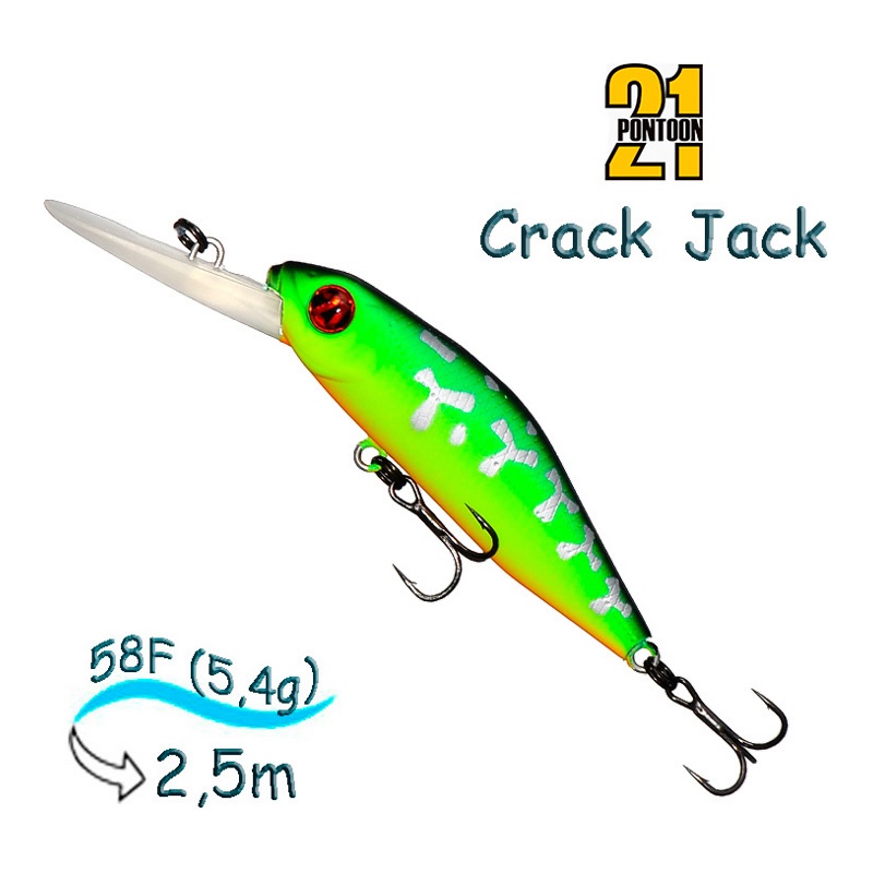 Воблер P21 Crack Jack 58 F-DR-070