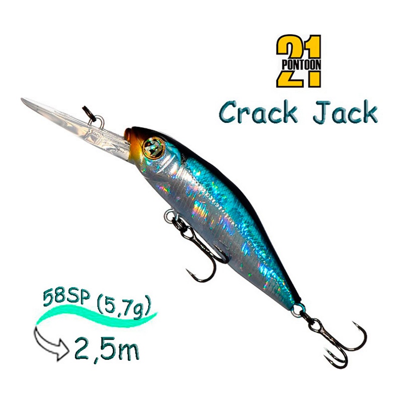 Воблер P21 Crack Jack 58 SP-DR-005