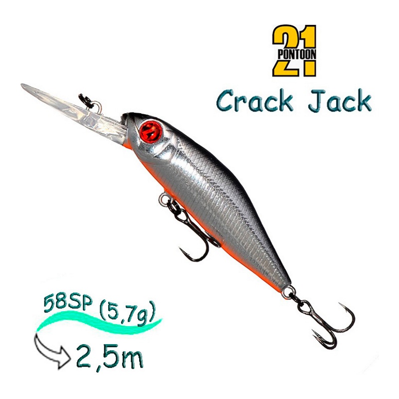 Воблер P21 Crack Jack 58 SP-DR-051