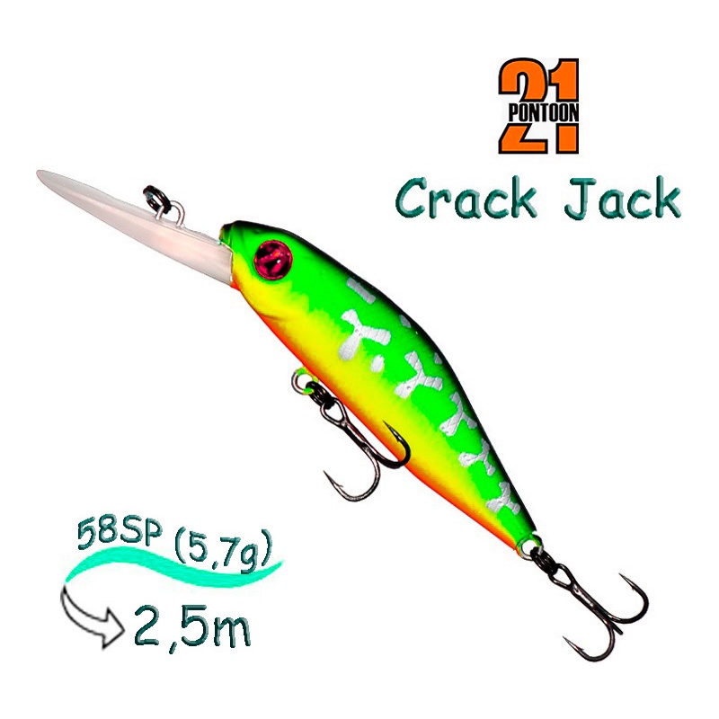 Воблер P21 Crack Jack 58 SP-DR-070