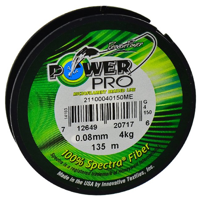 Рыболовный шнур Power Pro 0,08-135m зеленый 