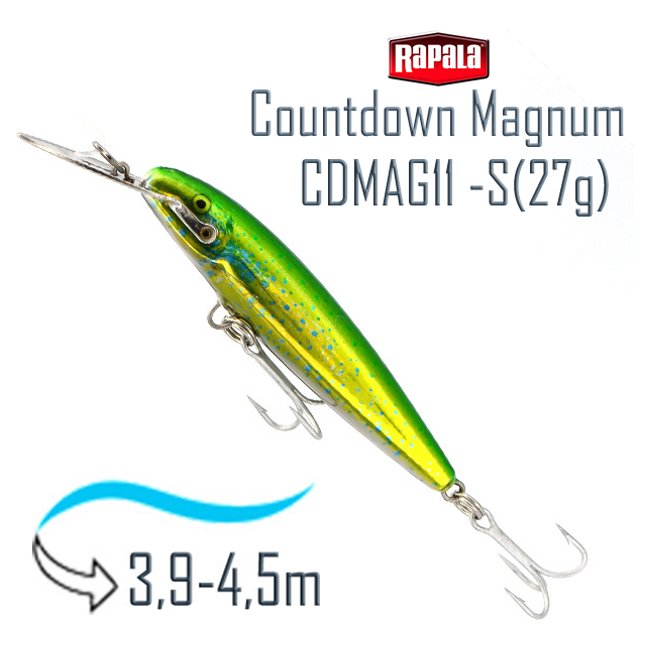 Воблер Rapala CDMAG11 DL Countdown Magnum