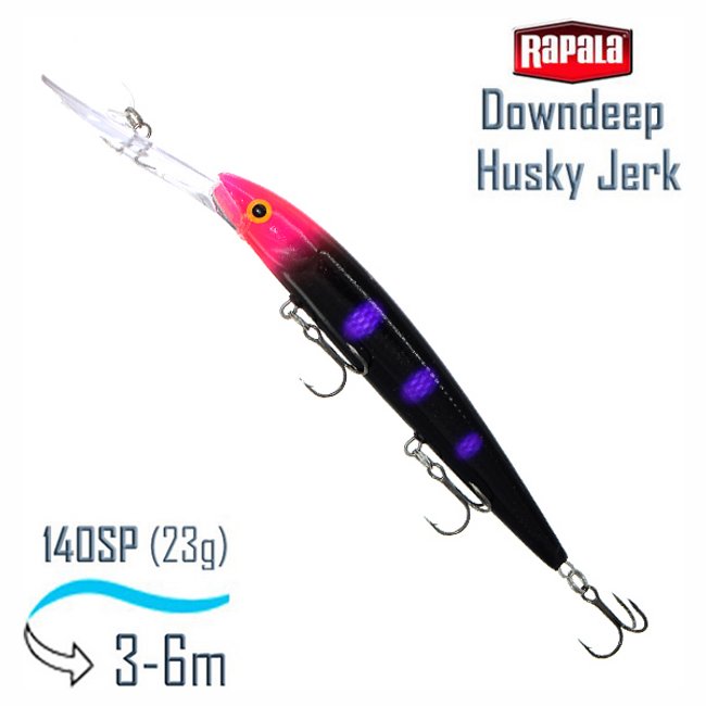 DHJ14 BLKL Downdeep Husky Jerk