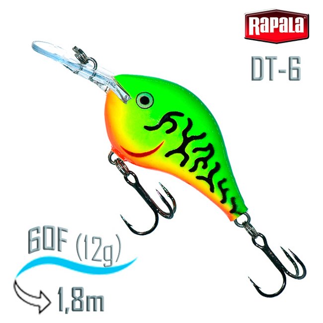 Воблер Rapala DT06 FT Dives-To
