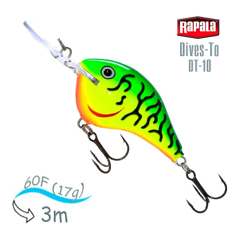 Воблер Rapala DT10 FT Dives-To