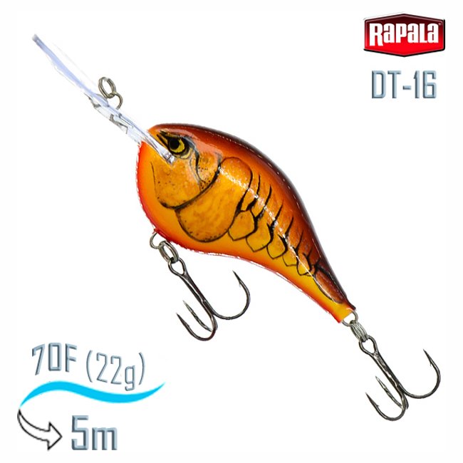 Воблер Rapala DT16 DCW Dives-To