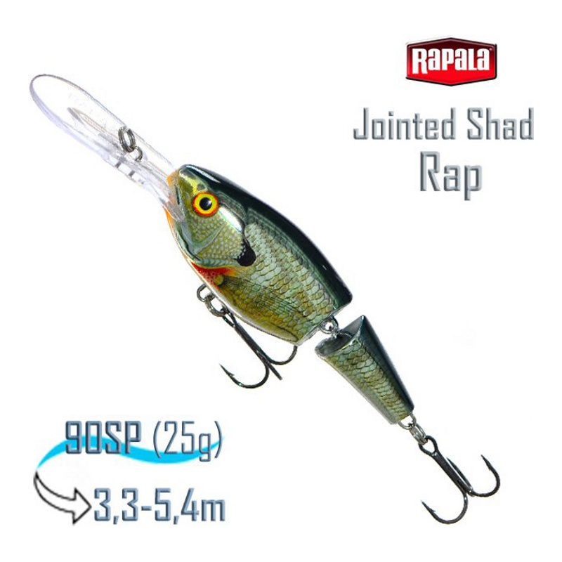 JSR09 CBG Jointed Shad Rap - фото