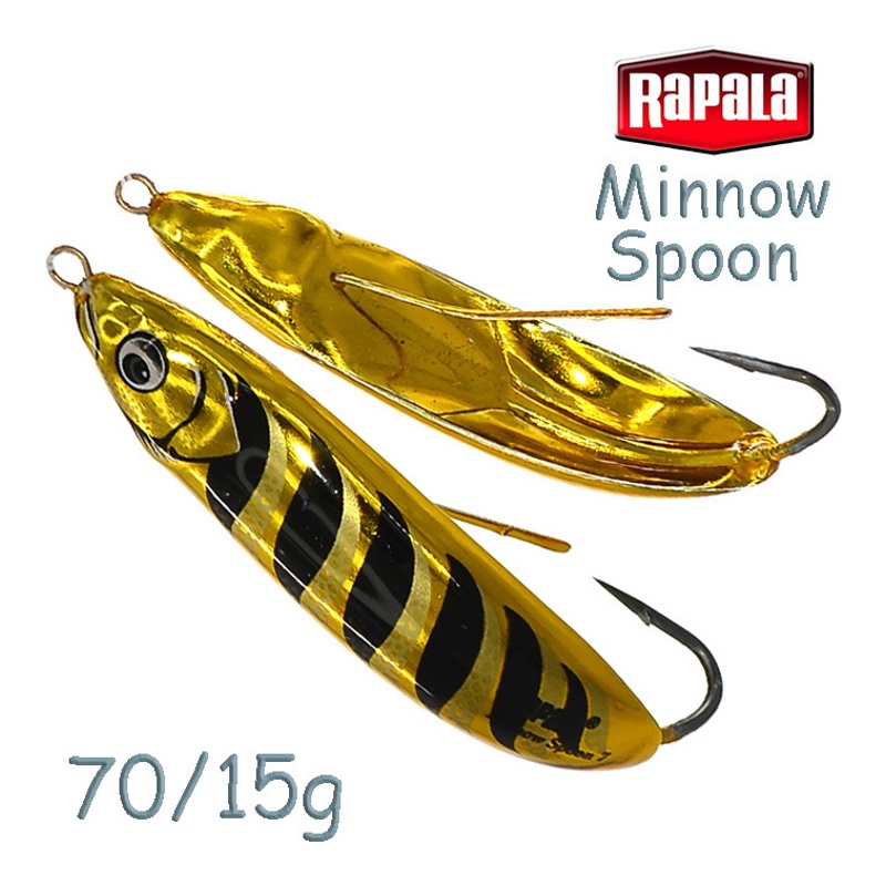 Блесна Rapala RMS07 GBEE Minnow Spoon