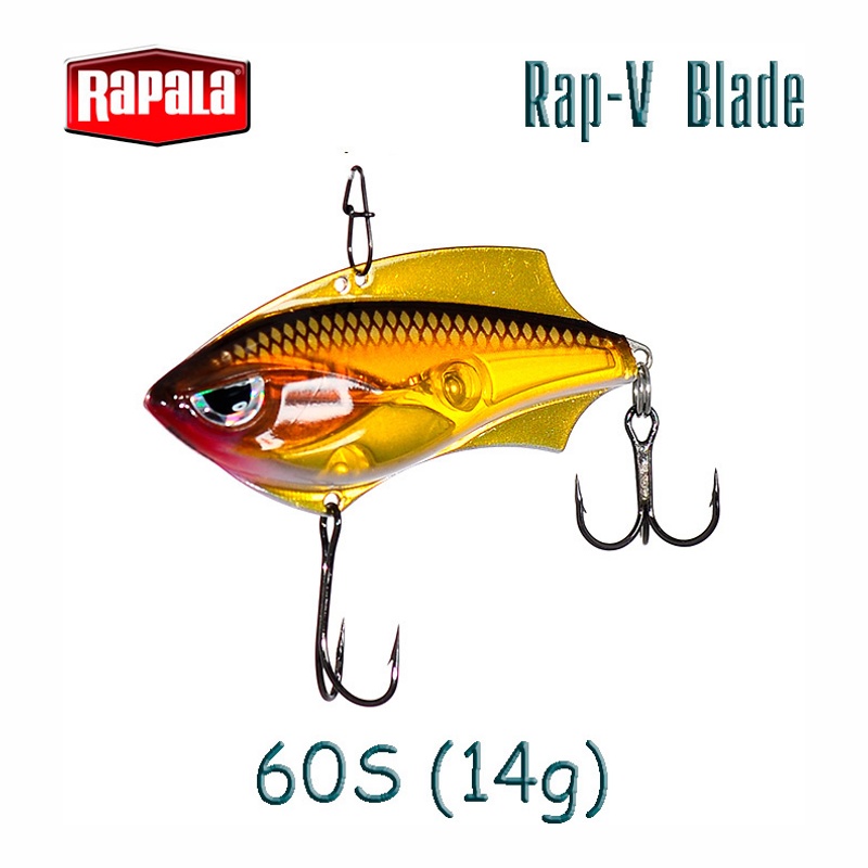 Воблер Rapala RVB06 G Rap - V Blade