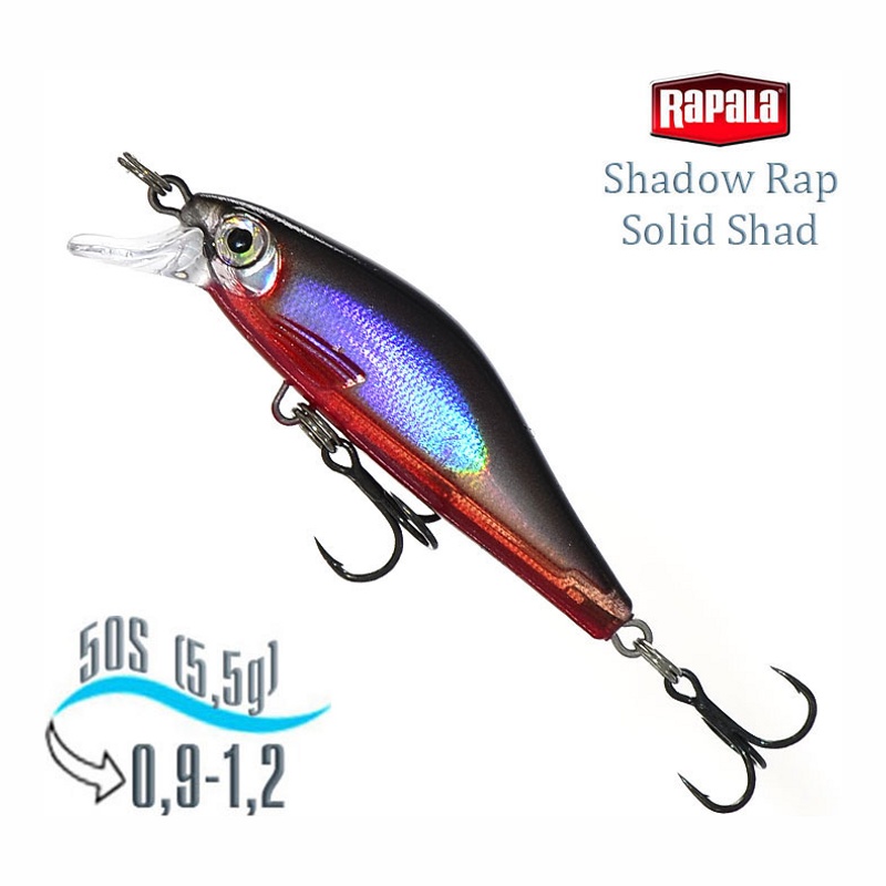 Воблер Rapala SDRSS05 RBS Shadow Rap Solid Shad