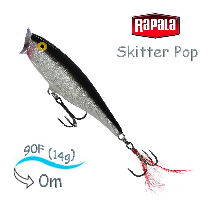 Воблер Rapala SP09 S Skitter Pop