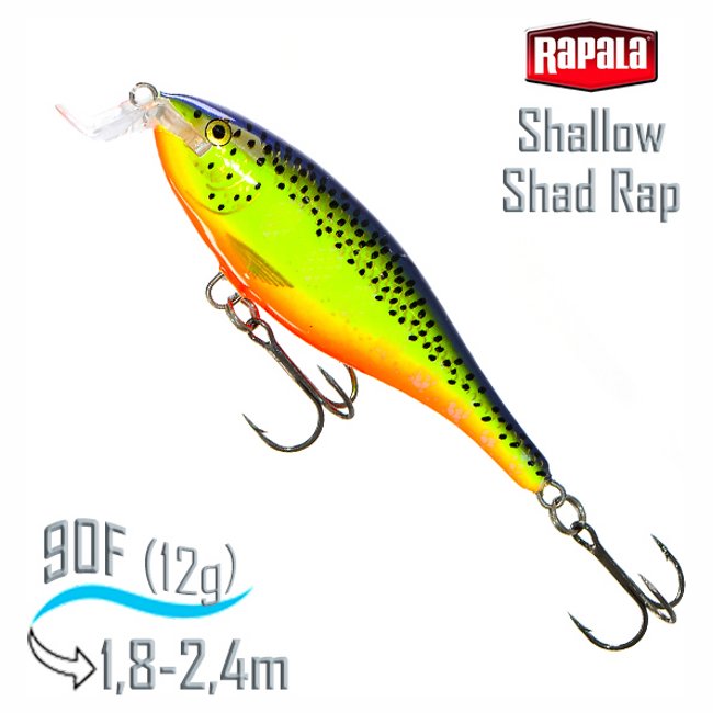 SSR09 HS Shallow Shad Rap - фото