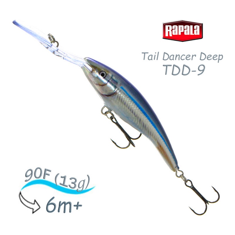 Воблер Rapala TDD09 ANC Tail Dancer Deep
