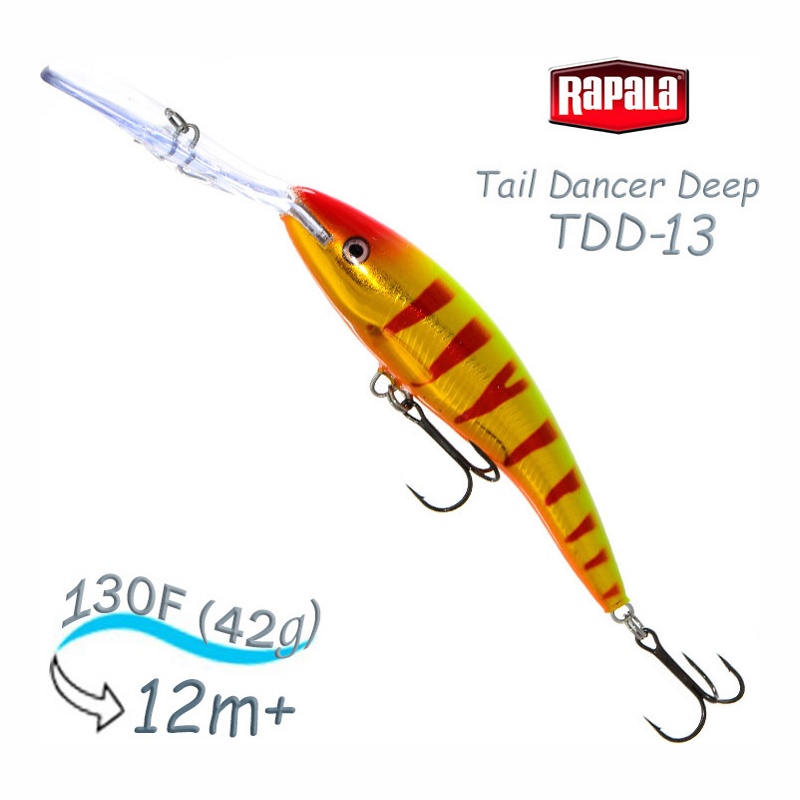 Воблер Rapala TDD13 CLG Tail Dancer Deep .