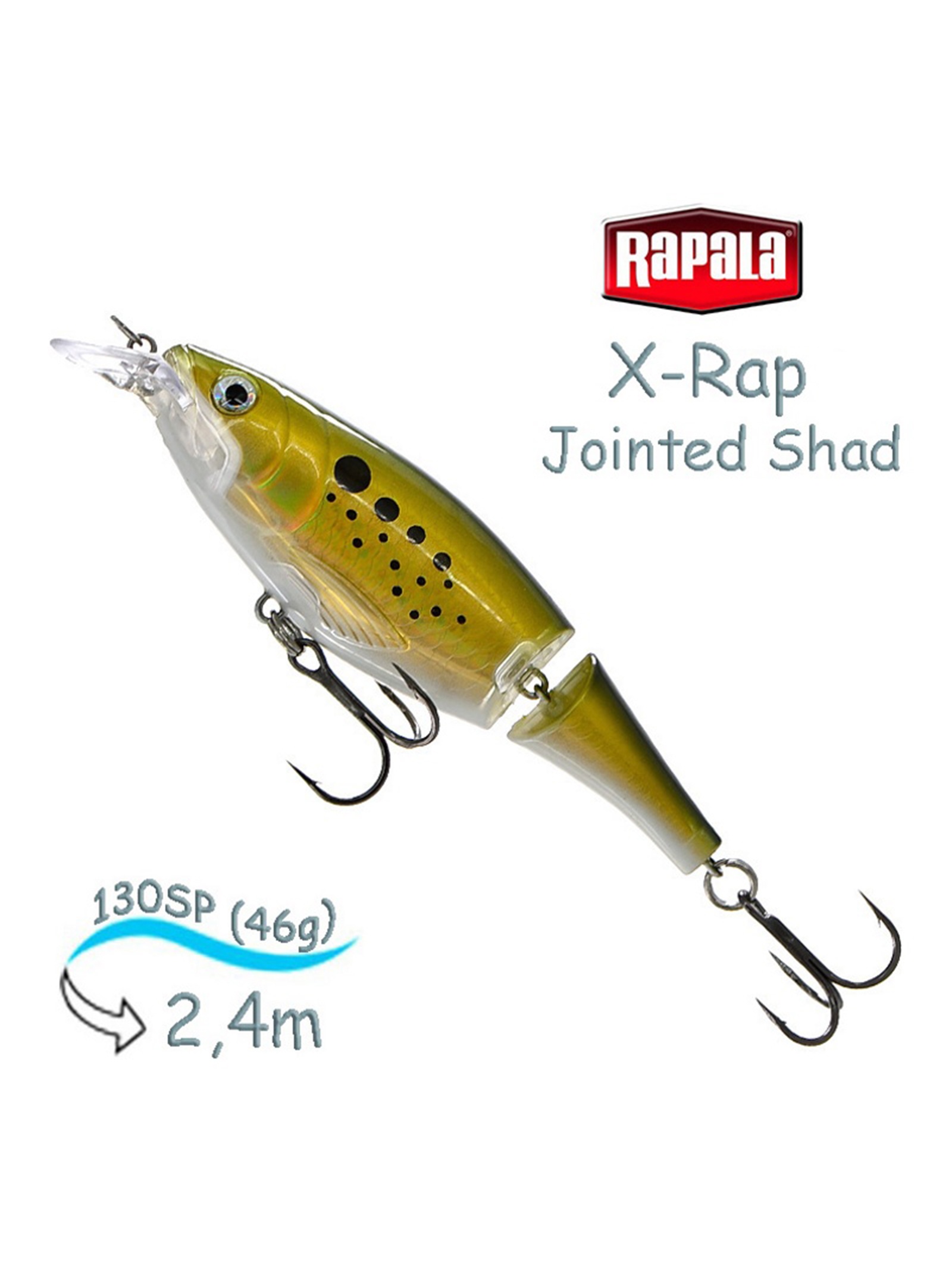 XJS13 BNK X-Rap Jointed Shad - фото